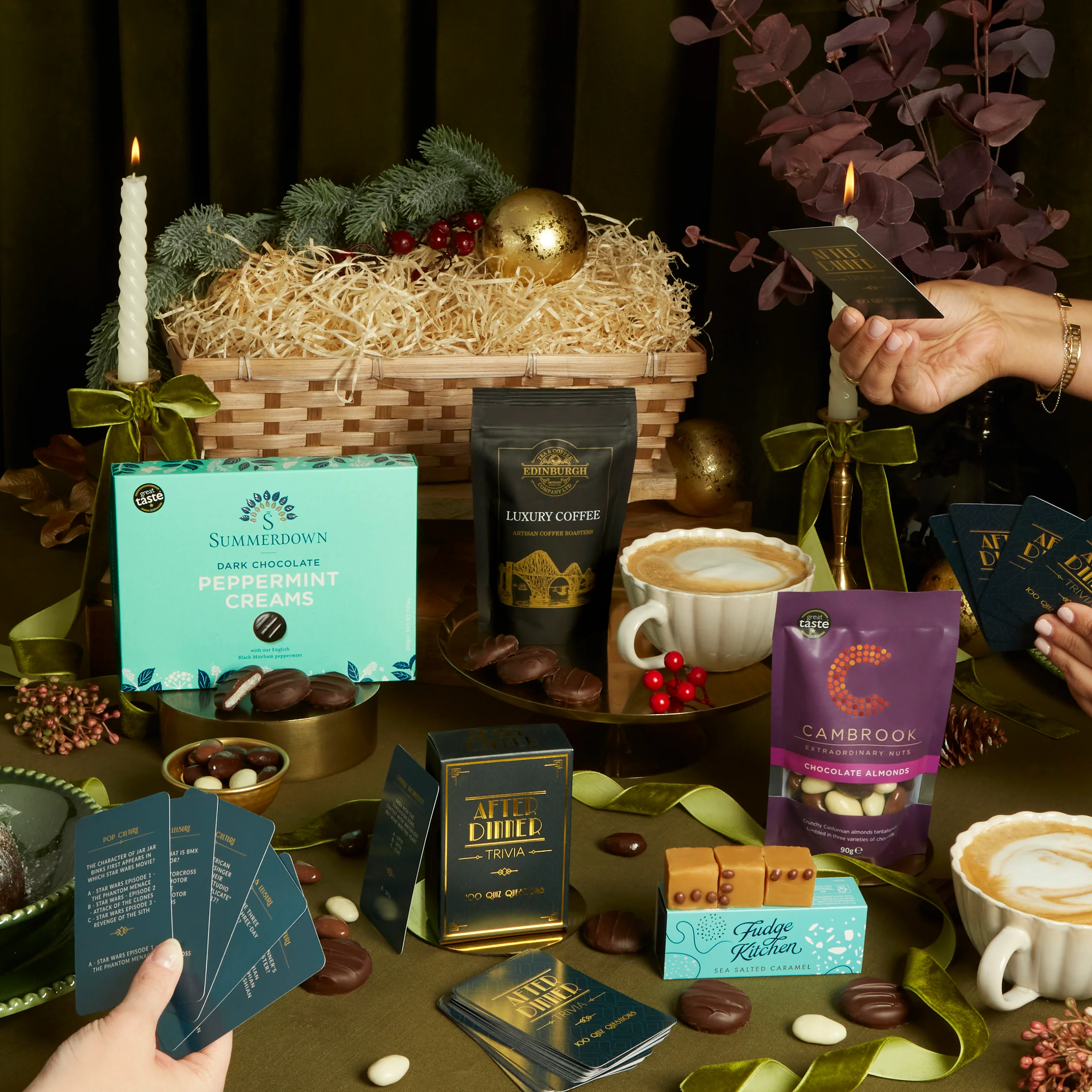 After-Dinner Trivia & Treats Christmas Hamper - Image 2