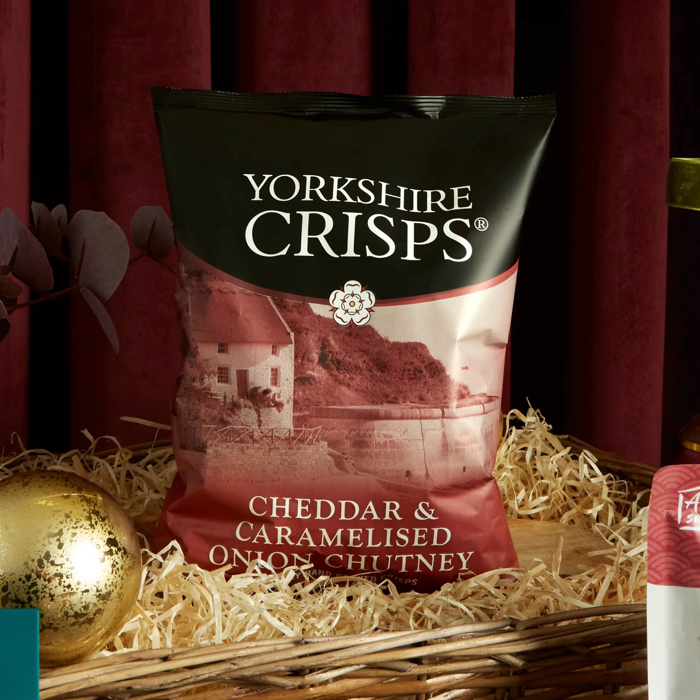 Christmas Eve Wine & Nibbles Gift Basket - Image 2