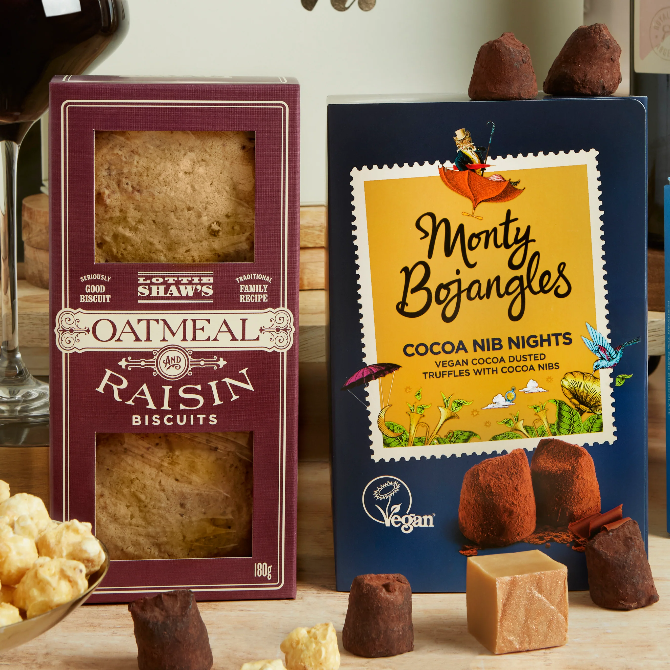 Red Wine and Vegan Treats Hamper - Image 3