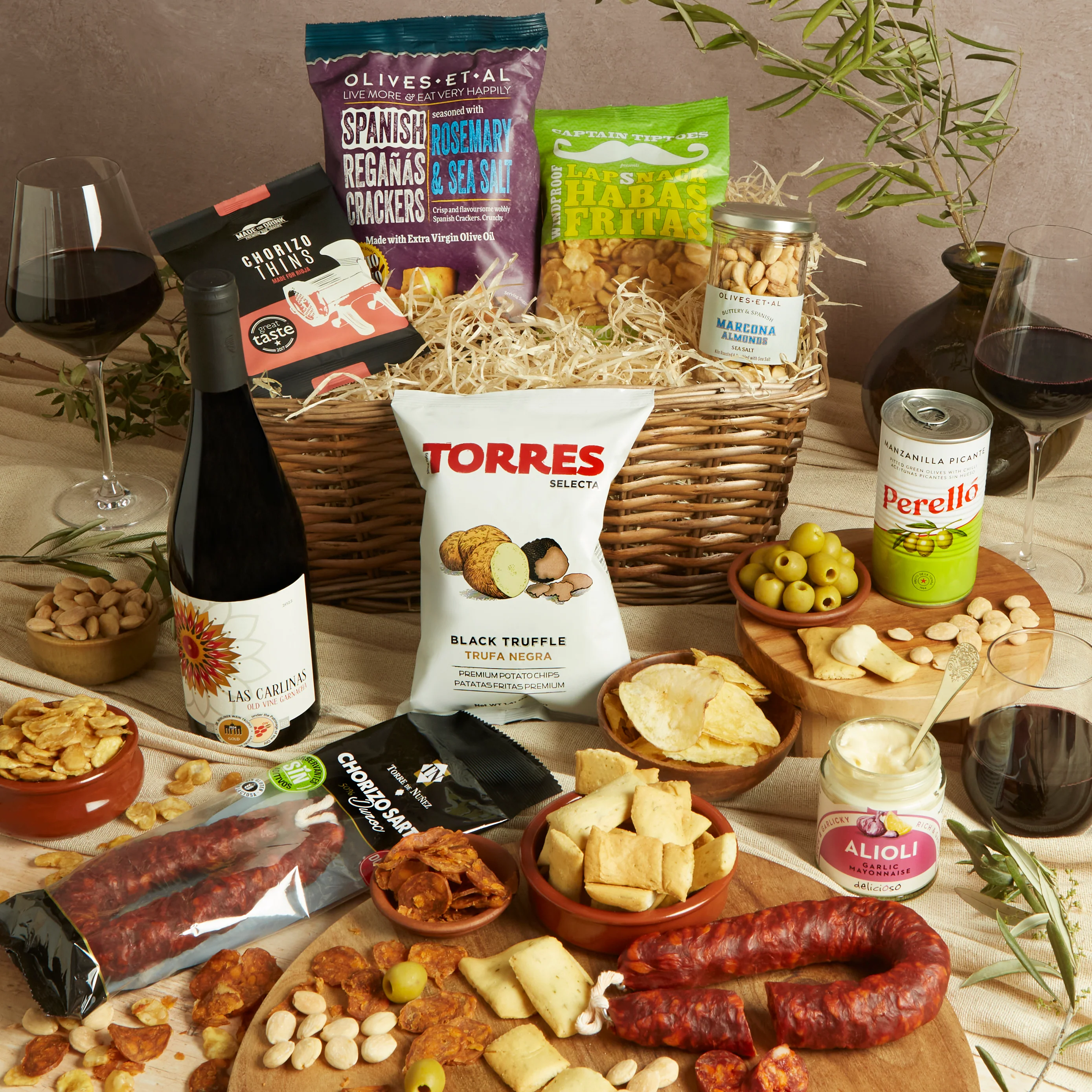Spanish Tapas Food & Wine Hamper - Image 2