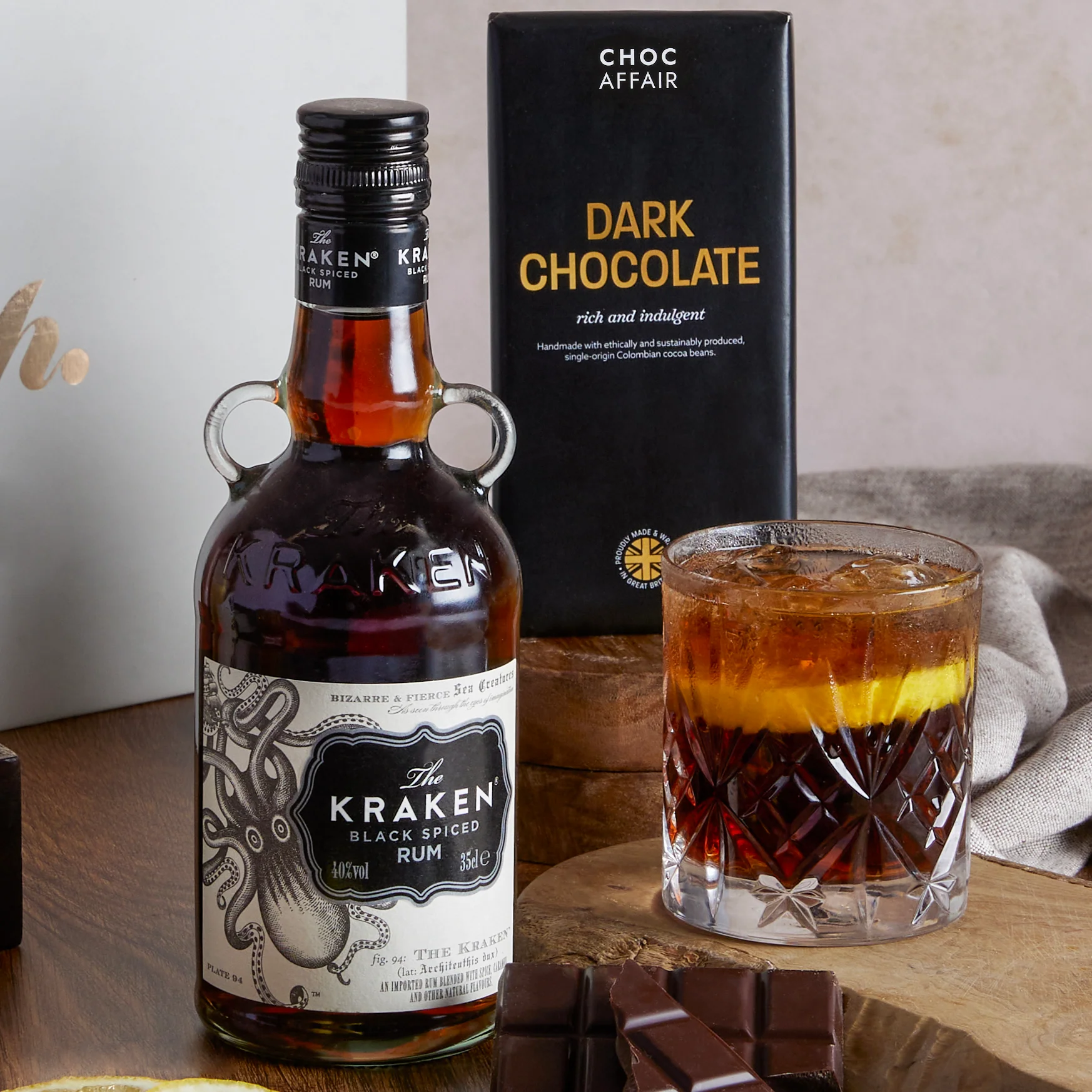 The Kraken Spiced Rum & Chocolate Gift - Image 3