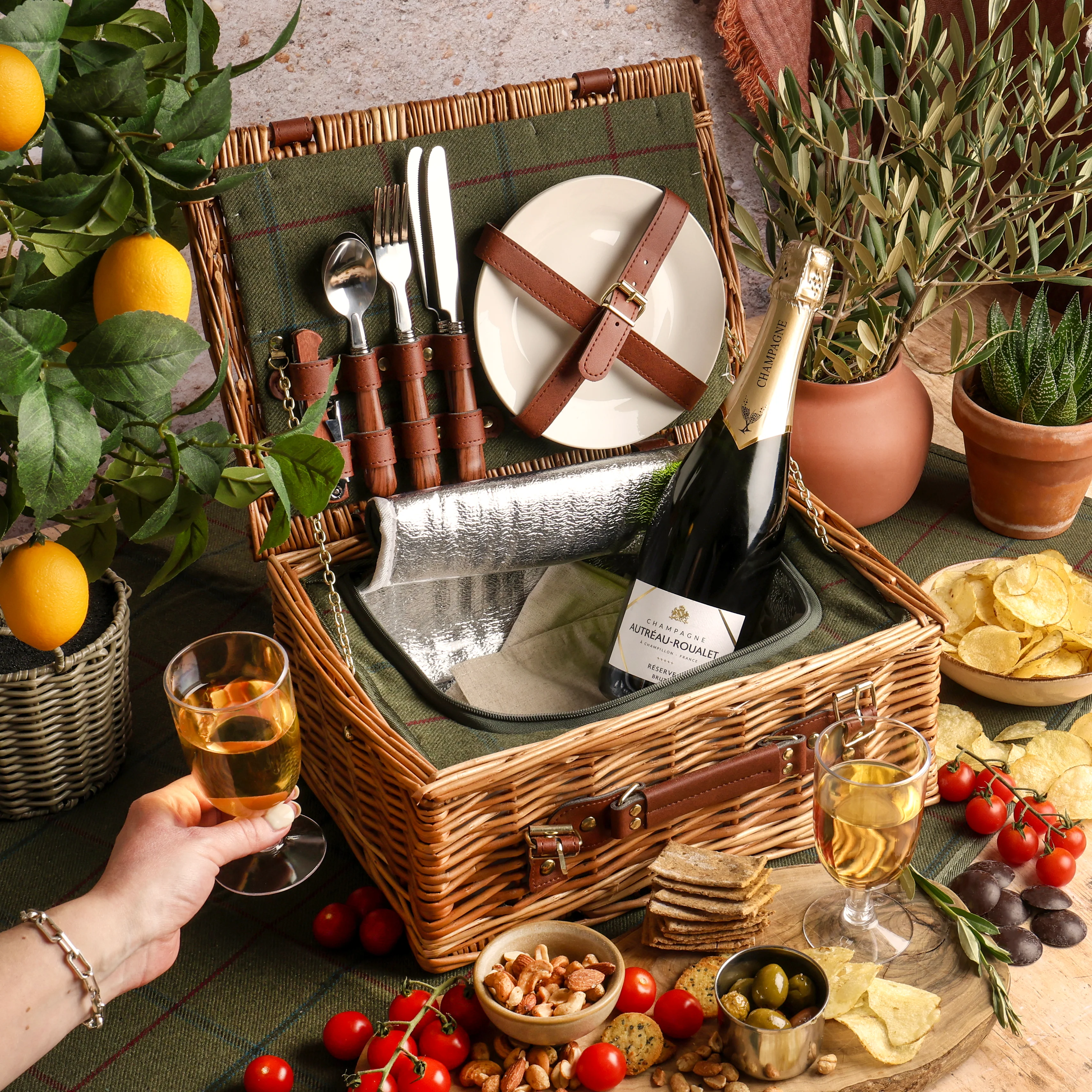 The Perfect Pairing Champagne Picnic Hamper - Image 2
